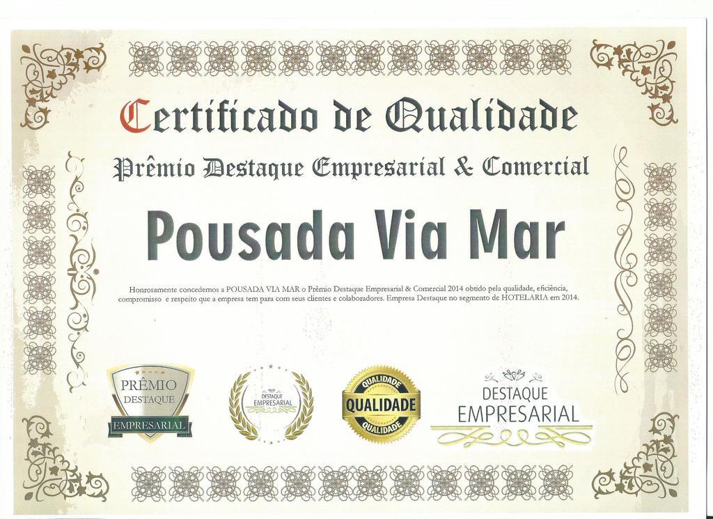 Hotel E Pousada Via Mar Itapocu Extérieur photo